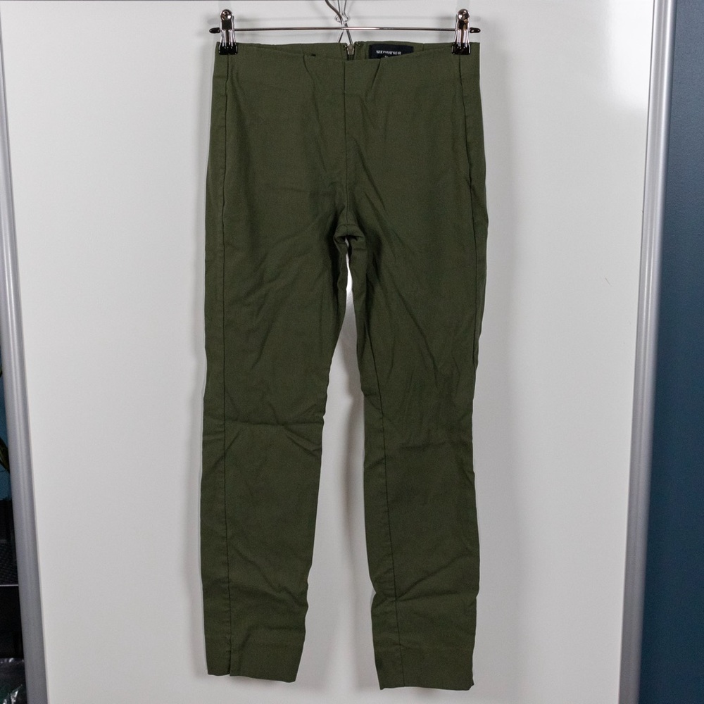 Who What Where Olive Stretchy Skinny Pants